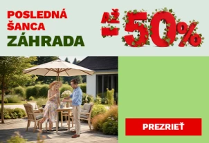 Zahrada v plném proudu - 50 %