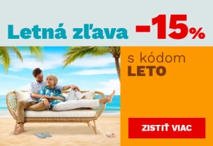 LETNÍ SLEVA 15 % na vybrané produkty 27-30-7-2026