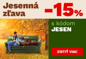 PODZIMNÍ SLEVA 15 % na vybrané produkty 28.9. - 1.10. 2026