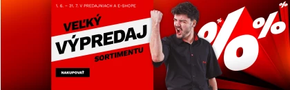 Výprodej 1.6. - 31.7.2025