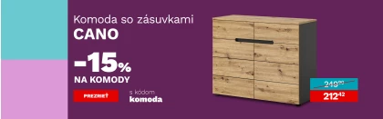 Tip z nabídky CANO 15 % na komody