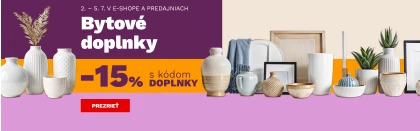 15 % na bytové doplňky 2-5-7-2026