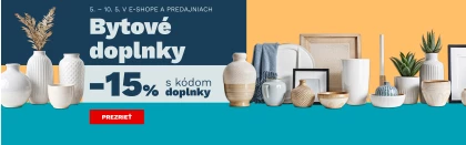 15 % na bytové doplňky 5-10-5-2026