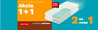 Matrace 1+1 zdarma 5-28-1-2026