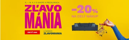 20 % Slevománie 11-14-4-2026