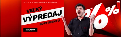 Velký výprodej sortimentu 17.11.2025 - 8.1. 2026