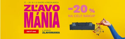 20 % Slevománie 17-20-10-2026