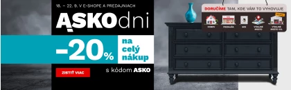 ASKO dny 20% na vše 18-22-9-2026
