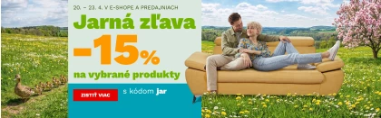Jarní sleva 15 % 20-23-4-2026