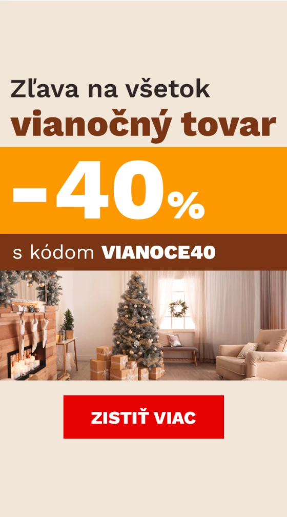 40 % na veškeré vánoční zboží 1.-14.12.2025