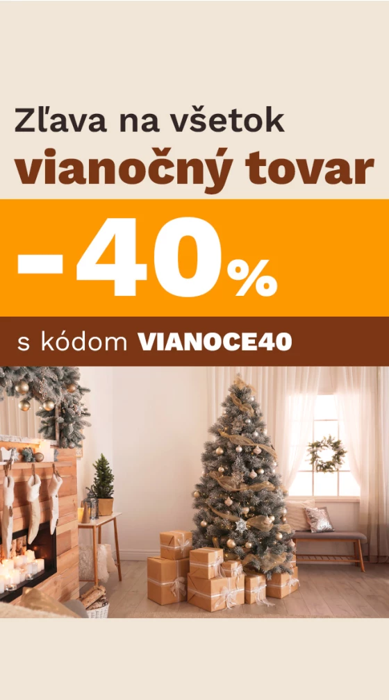 40 % na veškeré vánoční zboží 1.-14.12.2025