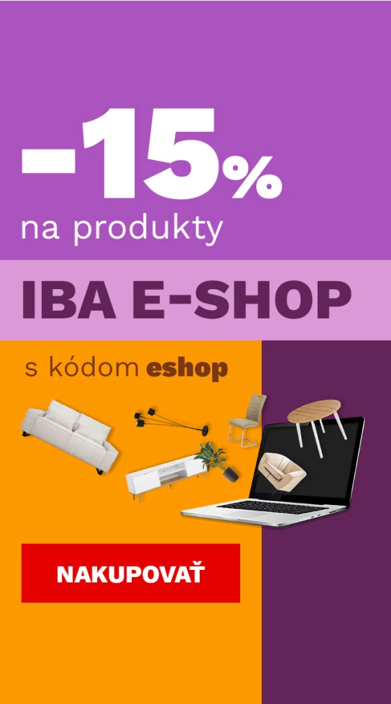 15 % na produkty jen v e-shopu 5-12-3-2026