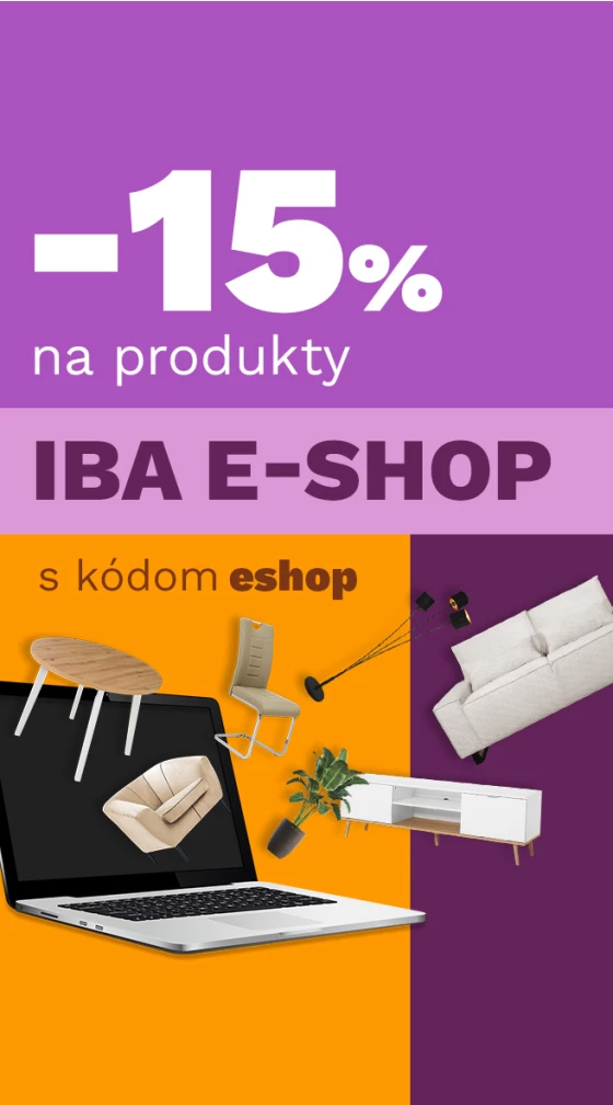 15 % na produkty jen v e-shopu 5-12-3-2026