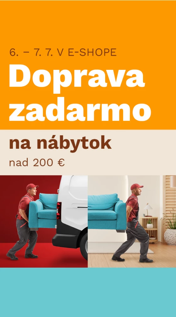 DOPRAVA ZDARMA nad 200€ 6-7-7-2026