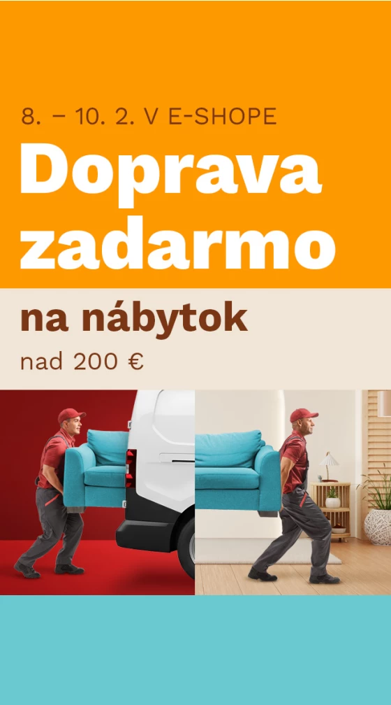 DOPRAVA ZDARMA nad 200€ 8-10-2-2026
