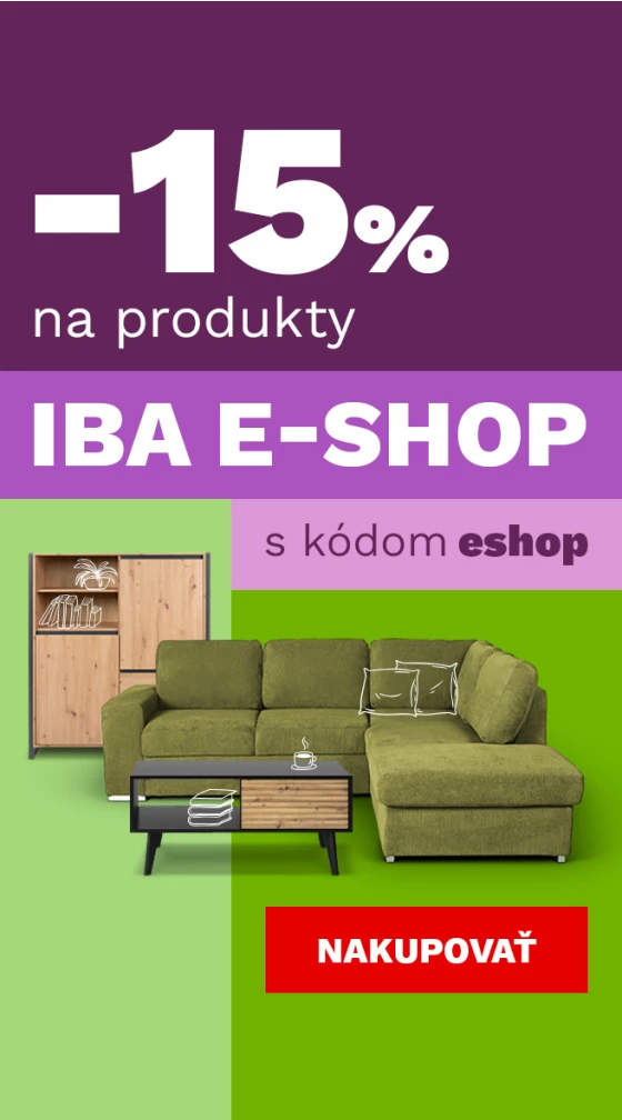 15 % na produkty jen v e-shopu 10-13-12-2025