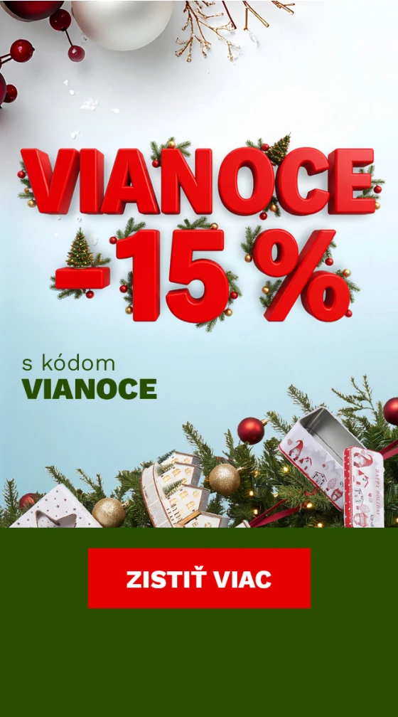 15 % na vánoční zboží 26-28-10-2026