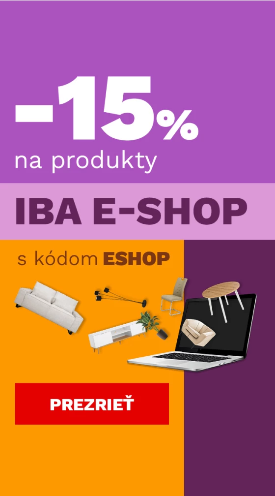 15 % na produkty jen v e-shopu 17-19-7-2026