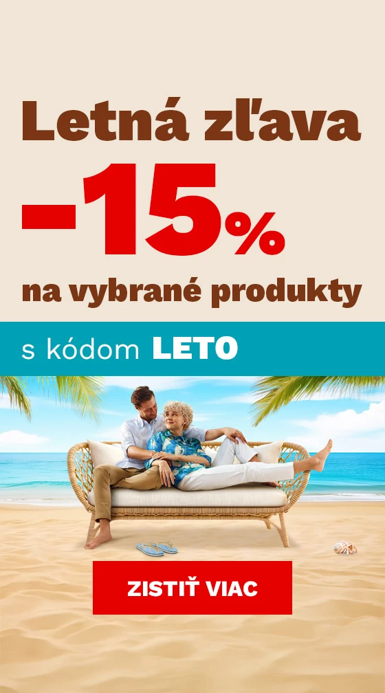 LETNÍ SLEVA 15 % na vybrané produkty 17-19-8-2026