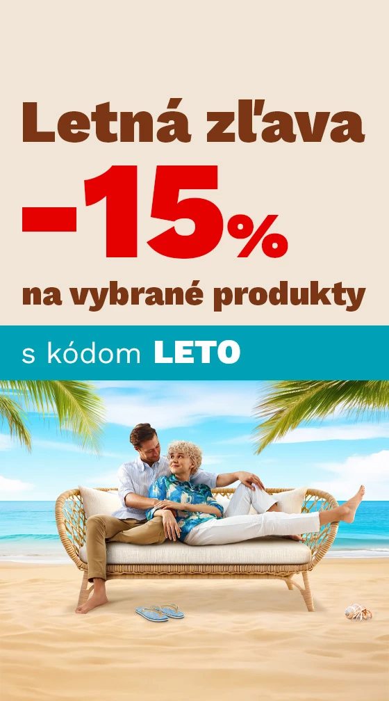 LETNÍ SLEVA 15 % na vybrané produkty 17-19-8-2026