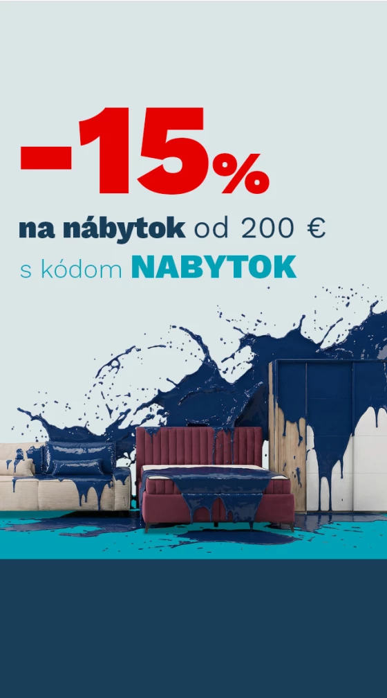 15 % nábytek nad 6000,- 200€ 8-10-6-2026