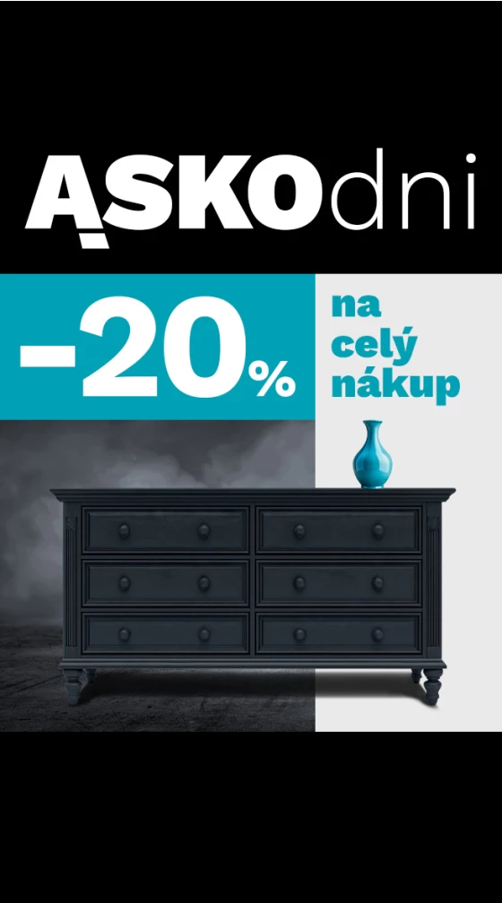 ASKO dny 20% na vše 18-22-9-2026