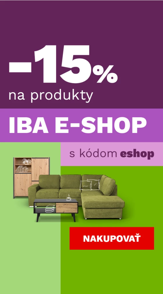 15 % na produkty jen v e-shopu 19-25-1-2026