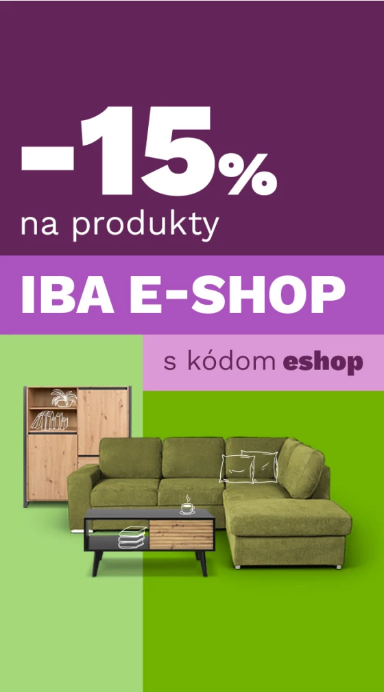 15 % na produkty jen v e-shopu 6-7-2-2026