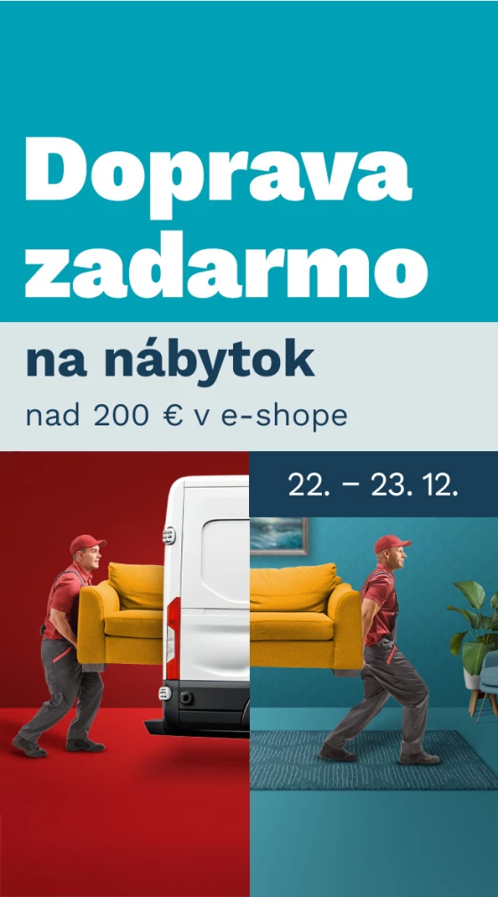 DOPRAVA ZDARMA nad 200€ 22-23-12-2025