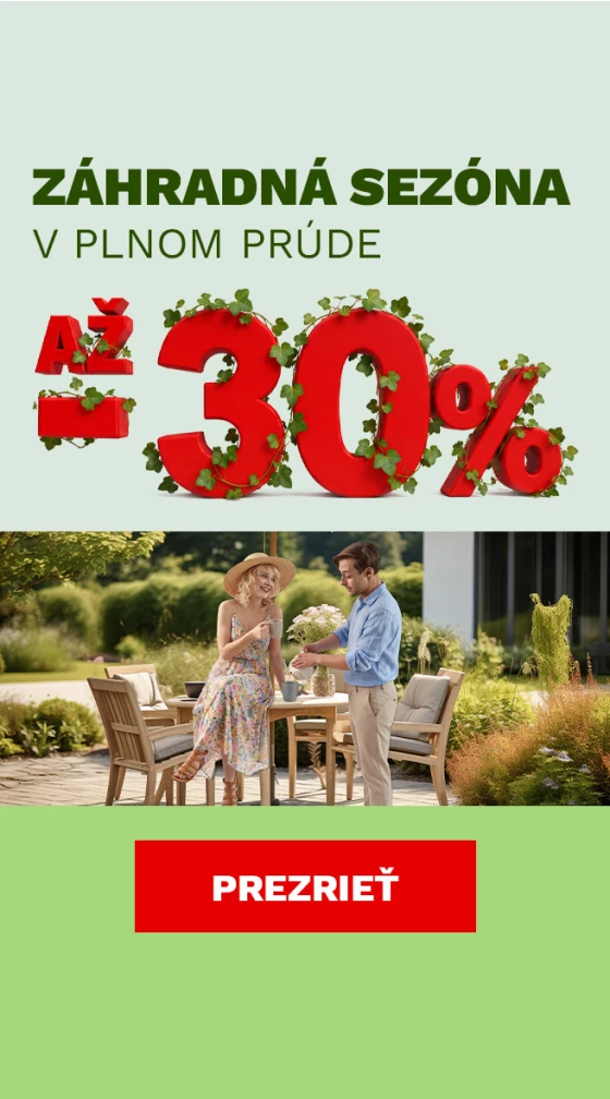 Zahrada v plném proudu - 30 %