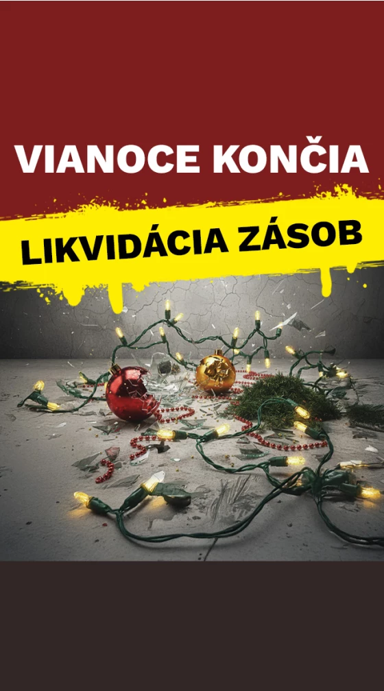 Vánoce končí likvidace zásob