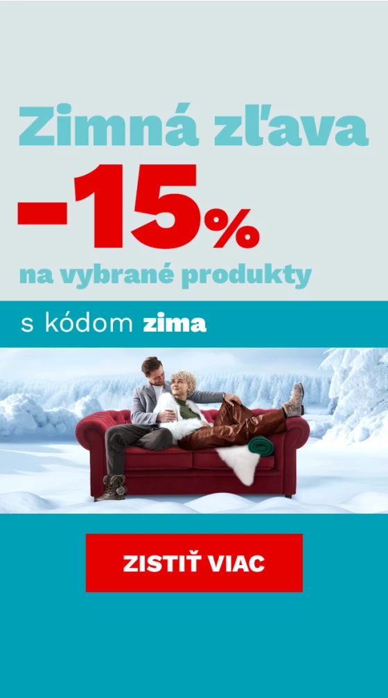 Zimní sleva 15 % na vybrané produkty 26-29-1-2026