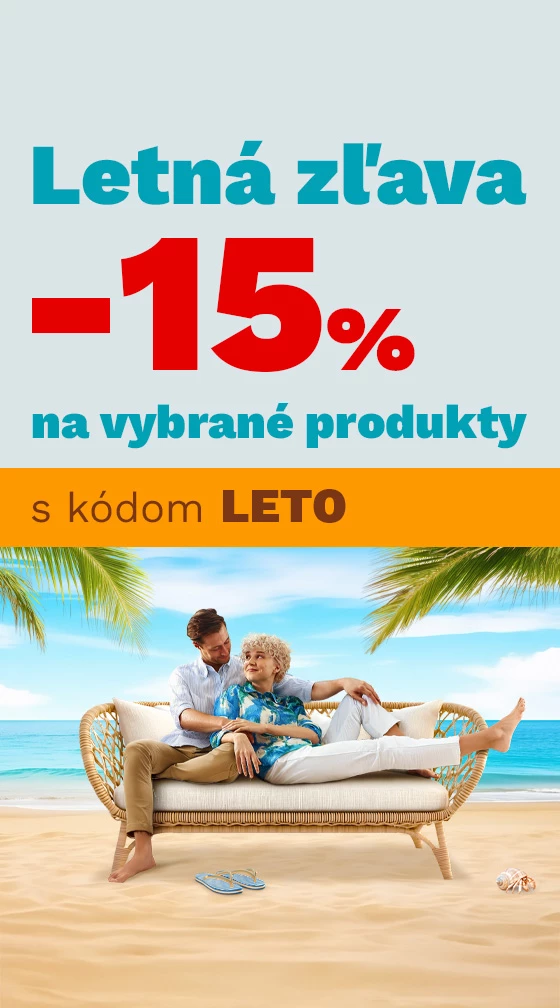 LETNÍ SLEVA 15 % na vybrané produkty 27-30-7-2026