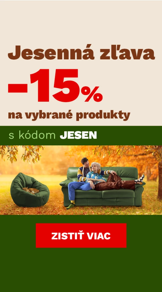 PODZIMNÍ SLEVA 15 % na vybrané produkty 28.9. - 1.10. 2026