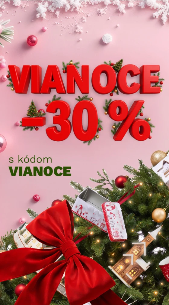 30 % na vánoční zboží 29.10. - 18.11.2026