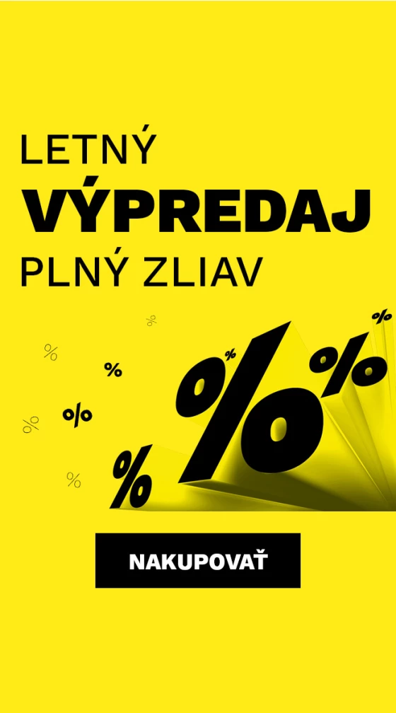 Letní VÝPRODEJ plný slev 1.6. - 15.7.2026