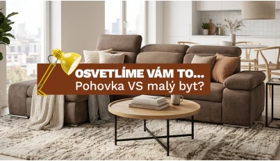 Vyberáme sedací súpravu do malého bytu