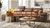 Vyberáme sedací súpravu do malého bytu miniatura
