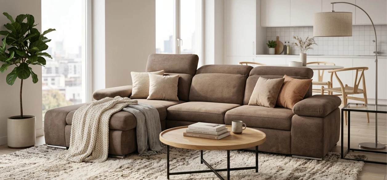 Vyberáme sedací súpravu do malého bytu