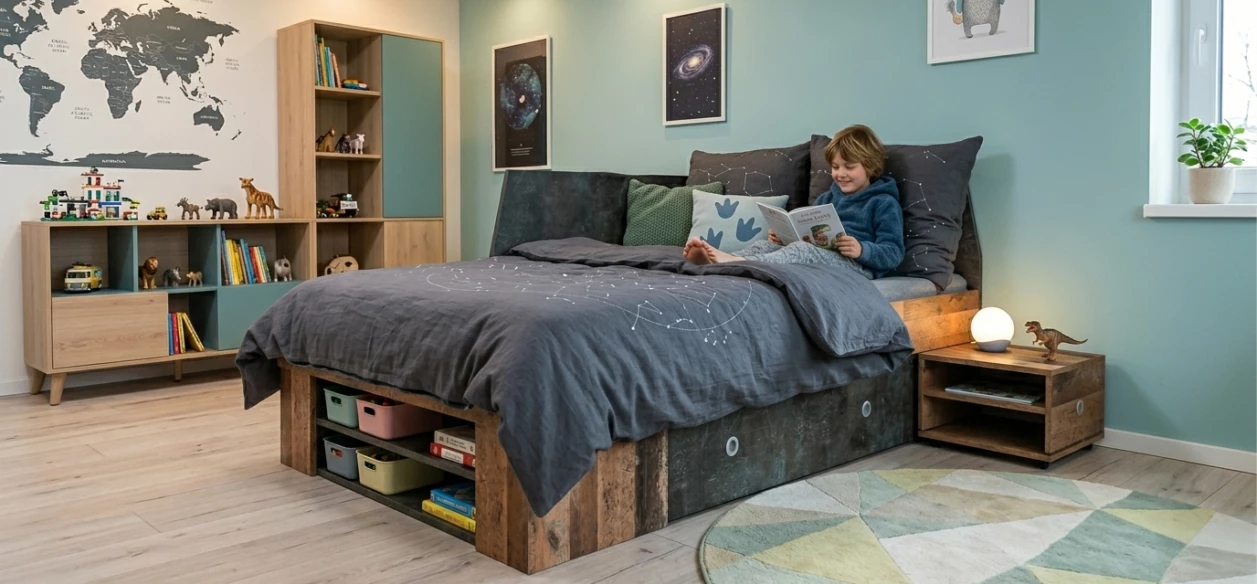 Ako vybrať prvú veľkú posteľ pre dieťa?