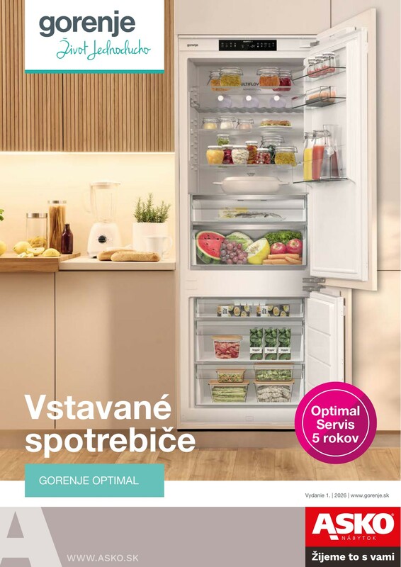 ASKO - NÁBYTOK GORENJE 2026