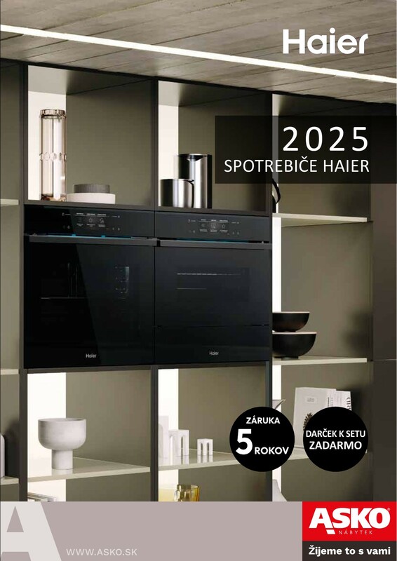 ASKO - NÁBYTOK HAIER 2026
