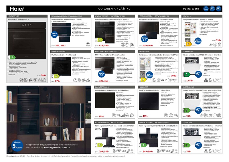 ASKO - NÁBYTOK HAIER ŠPECIÁLNÁ PONUKA 2026