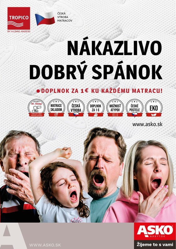 ASKO NÁBYTEK - Ponuka matracov
