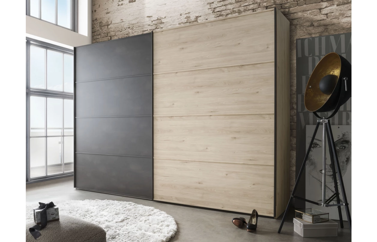 Komoda so zásuvkami Brüssel 120 cm, kamenný dub/šedá 11