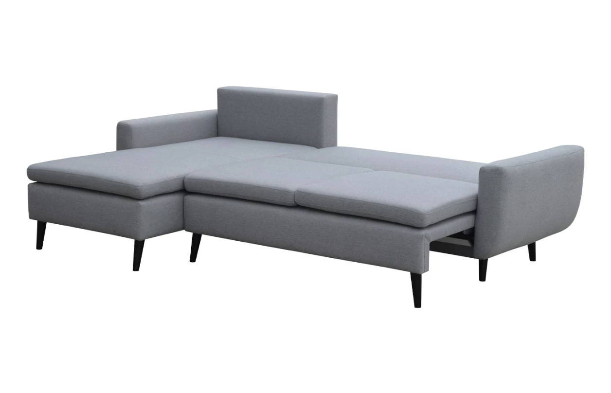 Rohová sedacia súprava Enjoy, sivá látka 5