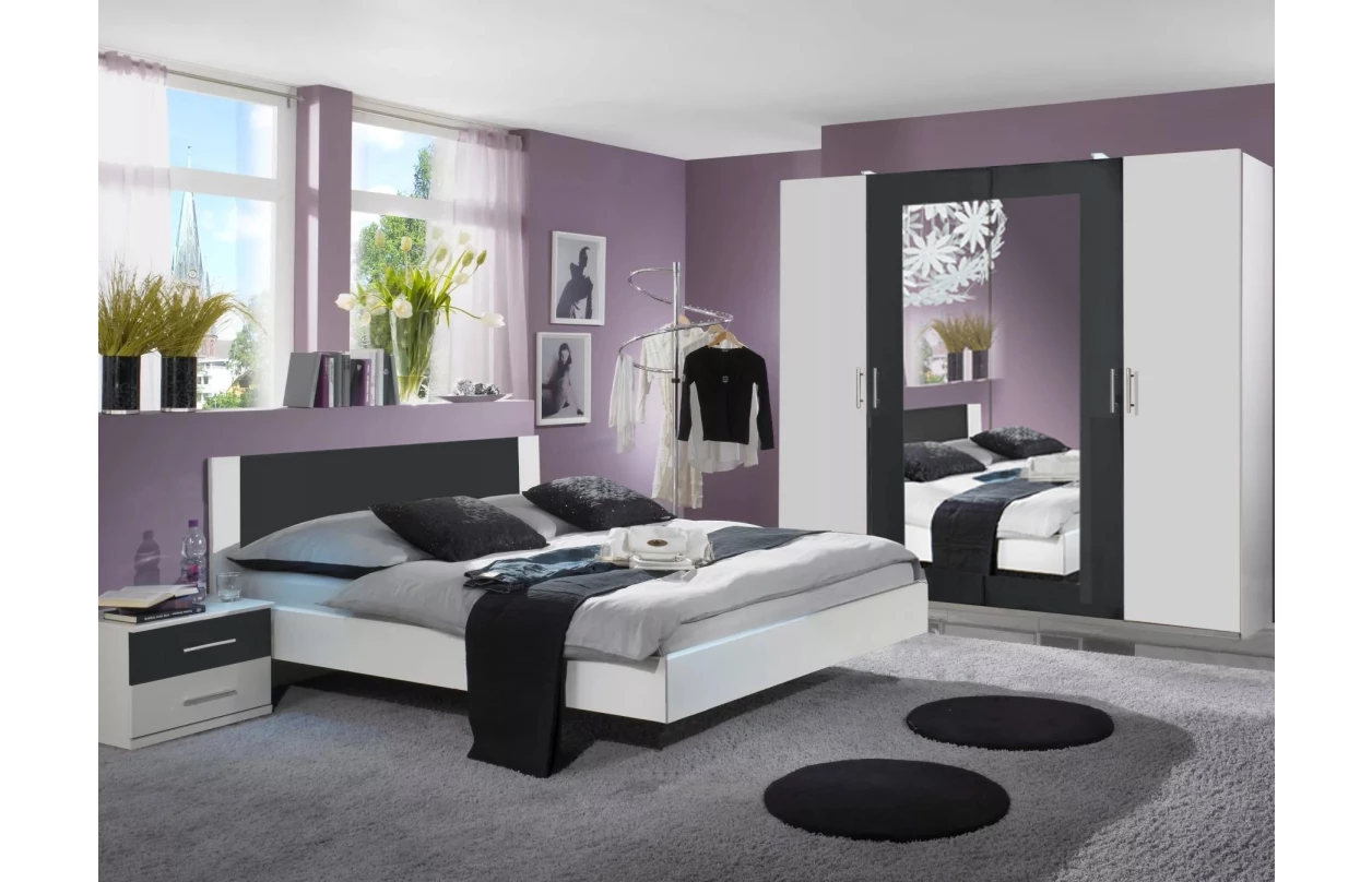 Šatníková skriňa s posuvnými dverami Nora, 225 cm, doskový dub/biela