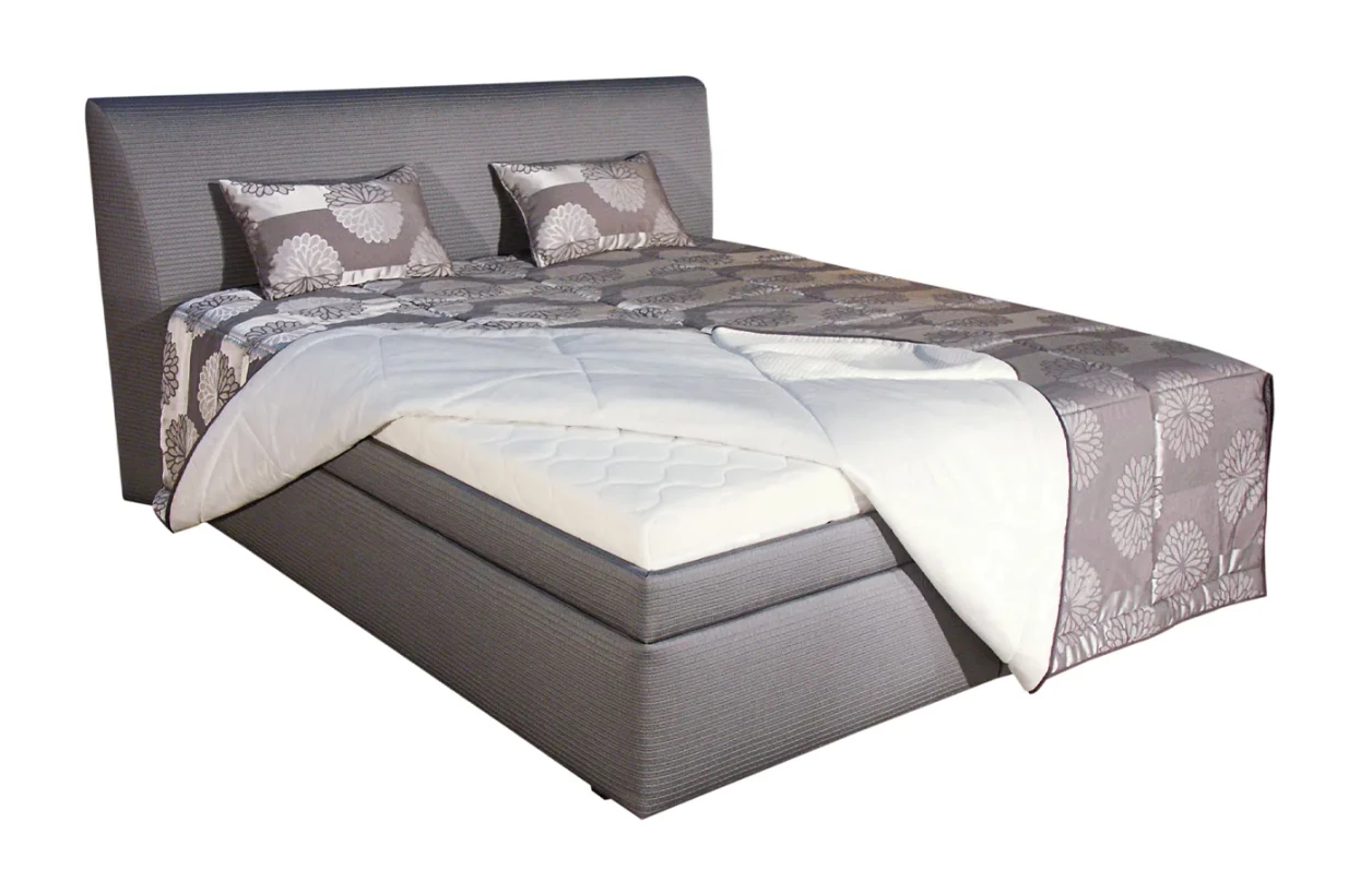 Posteľ Evita 180x200 cm, kávová ekokoža 6