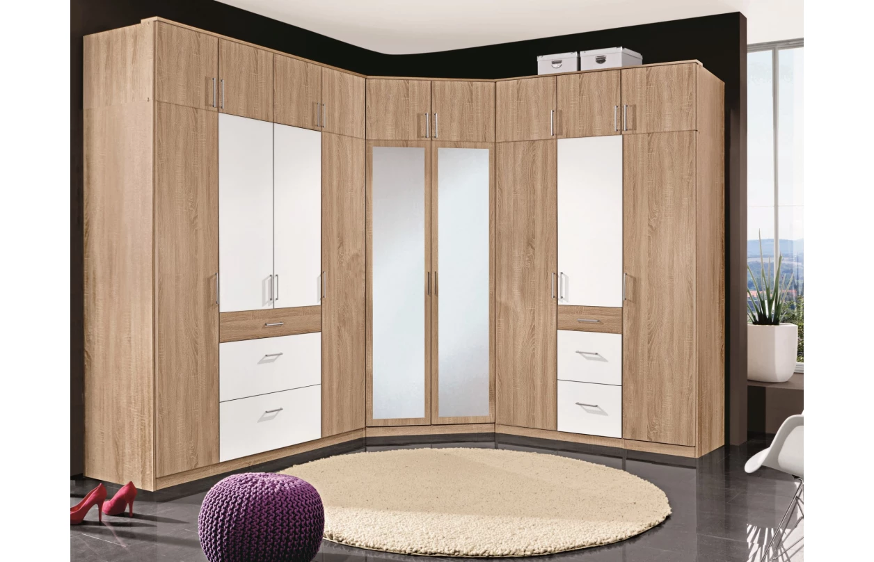 Skriňový nadstavec Click, 135 cm, biely 5