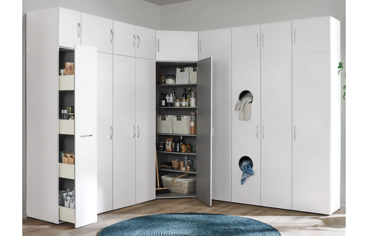 Skriňa na práčku Multiraum, 70 cm, biela 2